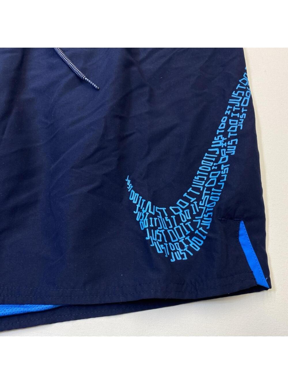 Vintage Nike Athletic Running Shorts Men's 2XL Blue Waistband Lined Pockets 9997 - Picture 3 of 15